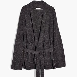 Madewell Donegal Tie-Waist Cardigan Sweater Jacket